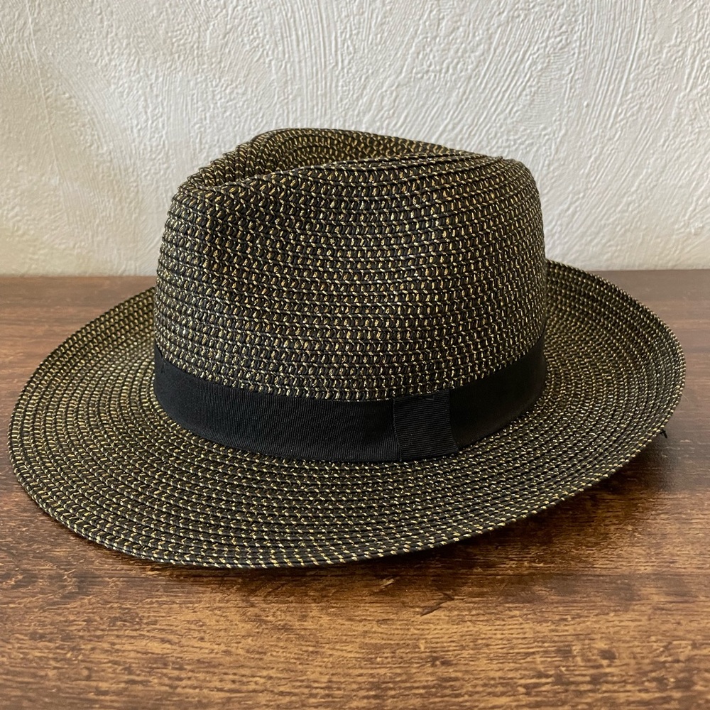 New Boho festival hat 22” small medium sparkle tweed metallic